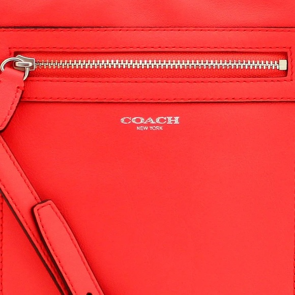 Coach Handbags - Coach coral pink Legacy Leather Swingpack